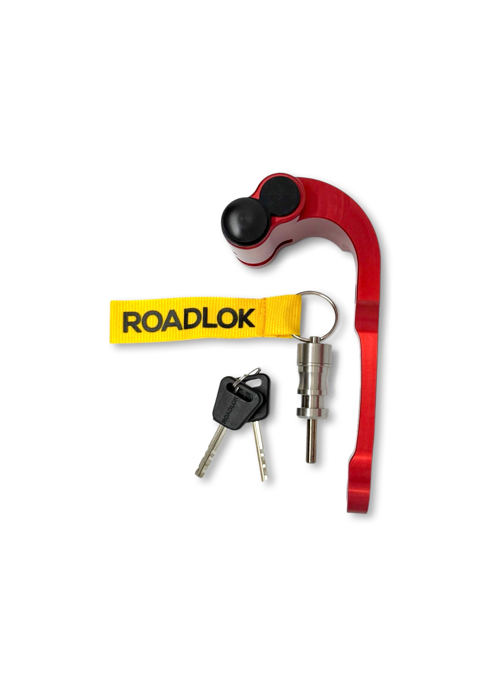 RoadLok XRA Eurosport 100 mm, oikea — punainen